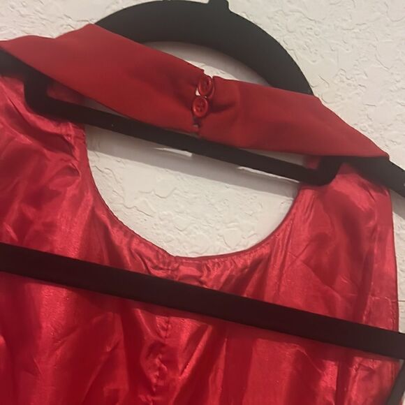 NWT New Open Back Red Lulu’s Dress - Zie and Zip Back - Neck Button - Picture 5 of 6